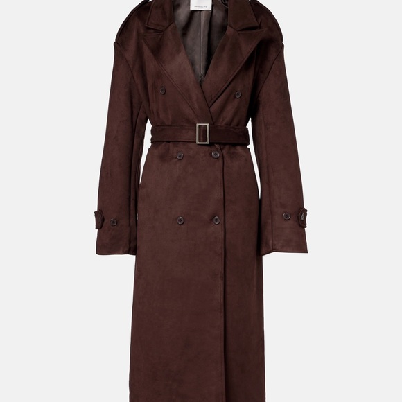 Frankie Shop Pembroke suede trench coat - Picture 7 of 7